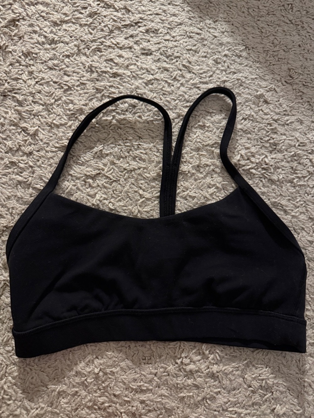 lululemon athletica Black Strappy Sports Bra